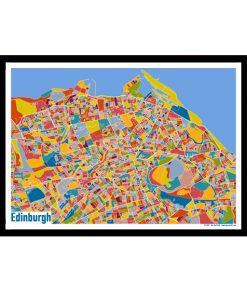 Edinburgh – Edinburgh Map Print – Full Colour