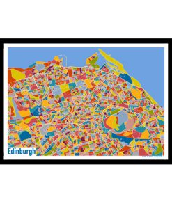 Edinburgh – Edinburgh Map Print – Full Colour