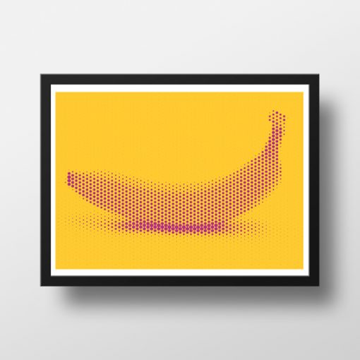 Banana Dot Pop Art