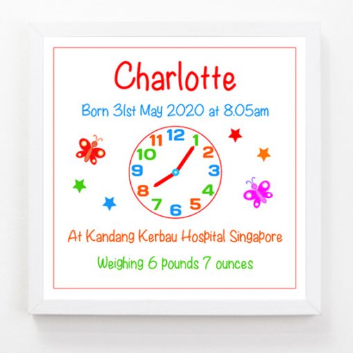 Baby Clock Print