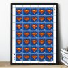 Superhero Stamp Print