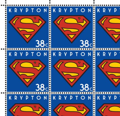 Superhero Stamp Print