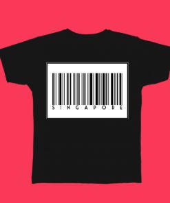 Singapore Barcode Tshirt